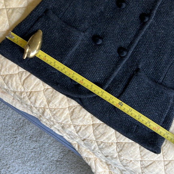 Lauren Ralph Lauren Black Lambswool Lady Jacket Parisian Cardigan Sweater Size M - Picture 10 of 10
